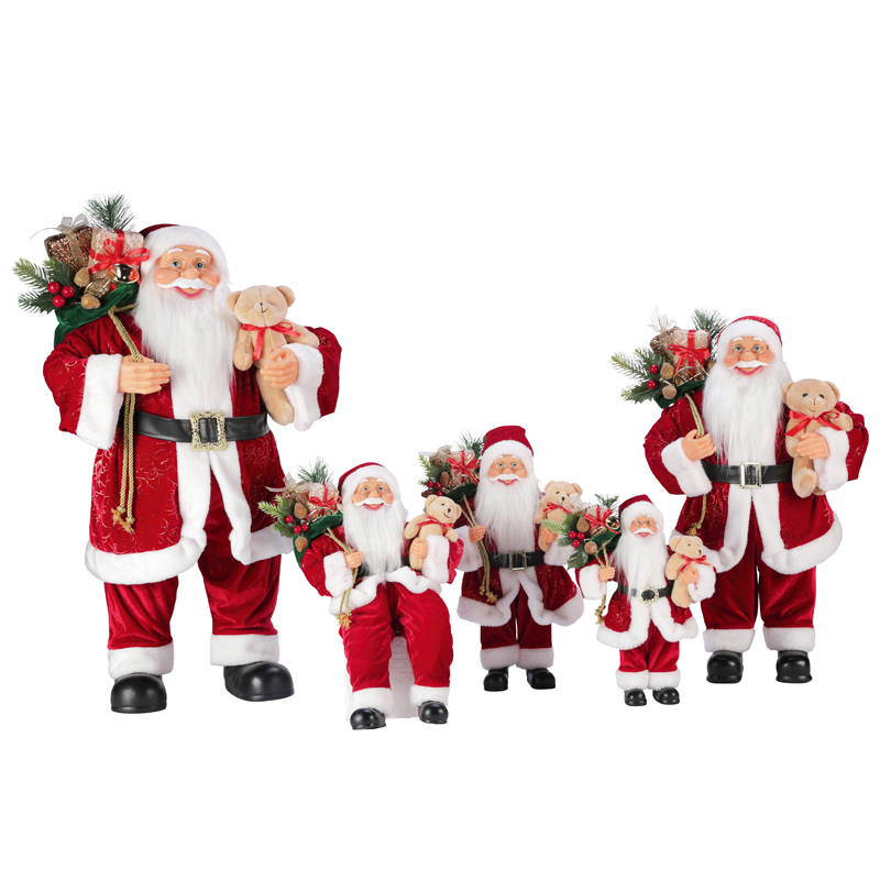 T24-Y001 30 ~ 110cm de Natal decoração de Papai Noel