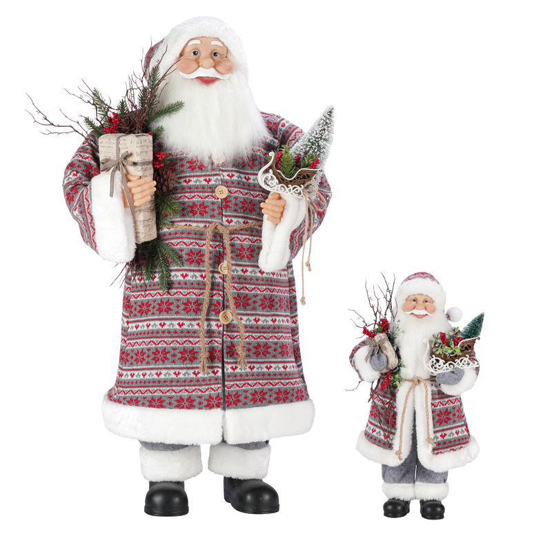 T24-S111 30 ~ 110cm de Natal decoração de Papai Noel