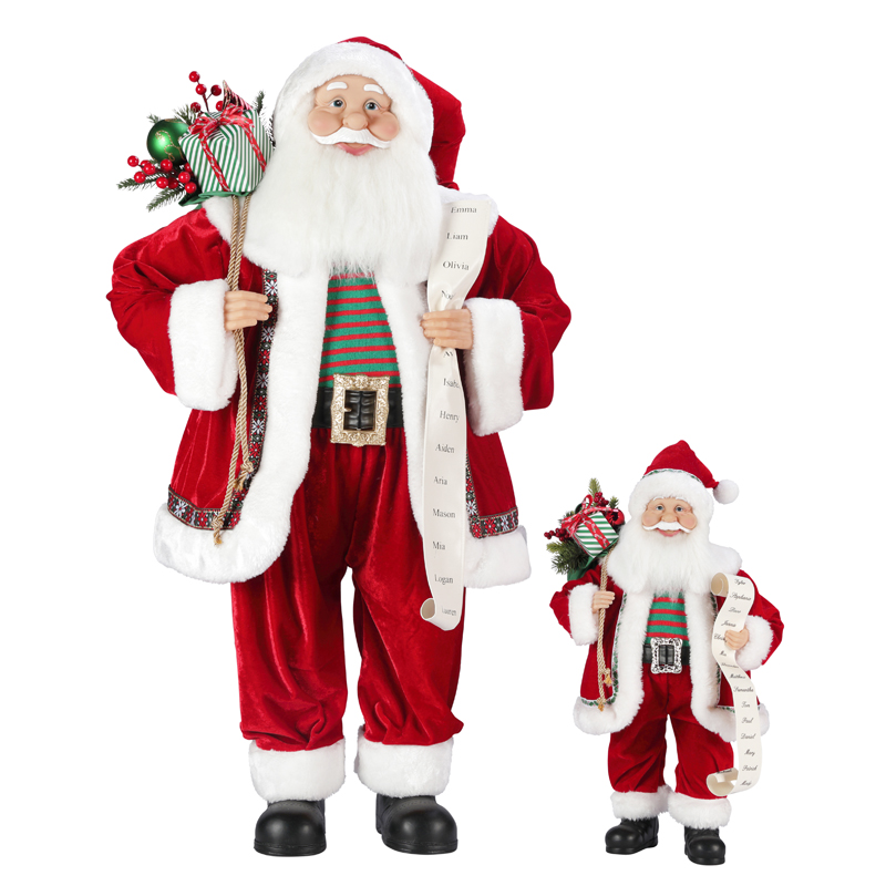T24-S109 30 ~ 110cm de Natal decoração de Papai Noel
